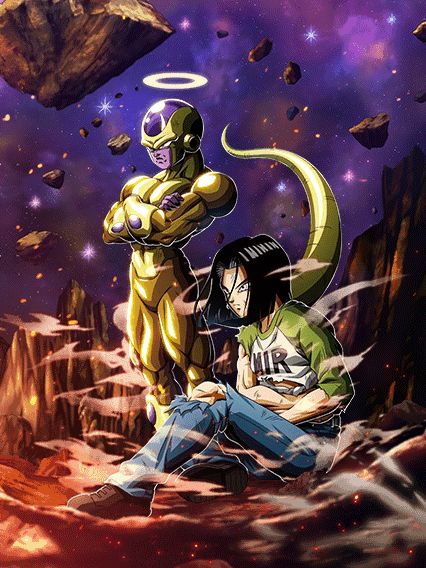 [Very Last Possibility] Golden Frieza (Angel) & Android #17