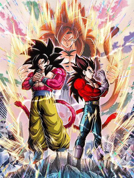 [Saiyan Warriors with Ultimate Power] Super Saiyan 4 Goku & Super Saiyan 4 Vegeta