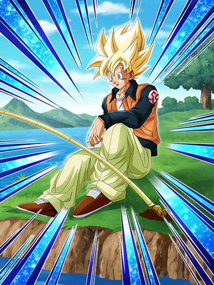[Relaxing Time Spent in the Mountains] Super Saiyan Goku