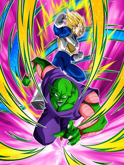 [Resolve to Challenge Powerful Foes] Piccolo/Super Saiyan Vegeta