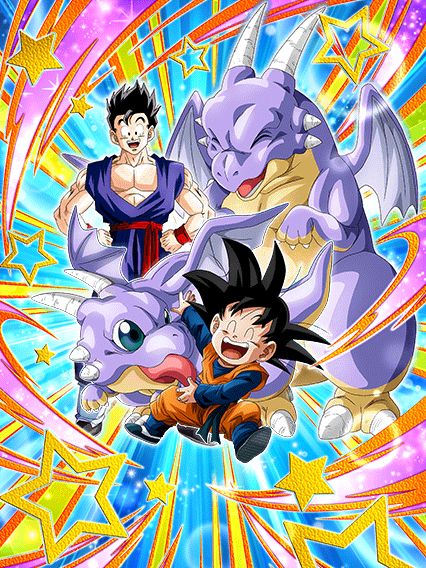 [Cheerful Young Ones] Goten (Kid) & Icarus Jr.