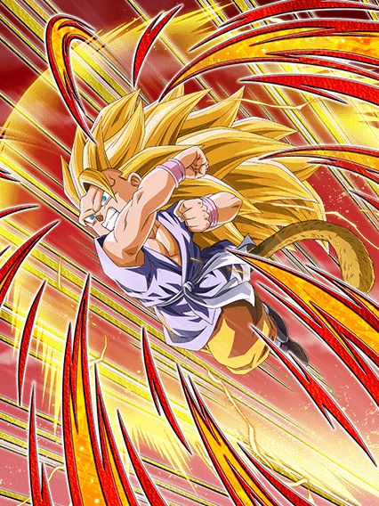 [Furious and Fired-Up Counterattack] Super Saiyan 3 Goku (GT)