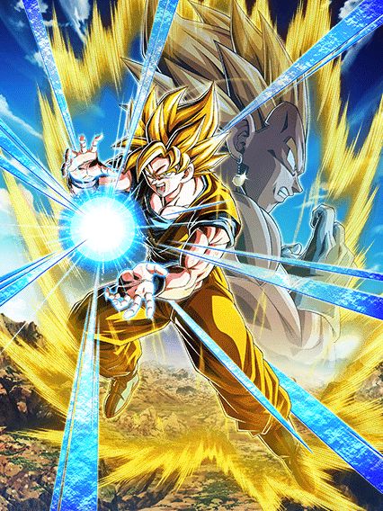 [Incomparable Radiance] Super Saiyan Goku + Super Saiyan Vegeta (Angel)