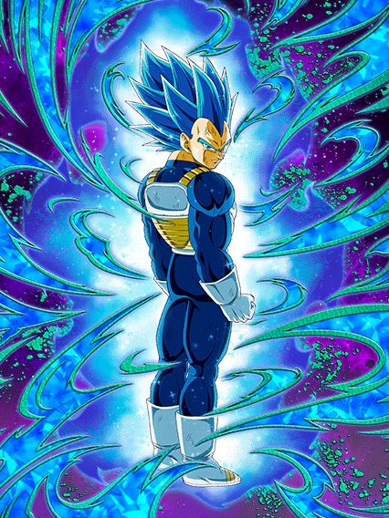 [Burning Azure Power of Pride] Super Saiyan God SS Evolved Vegeta