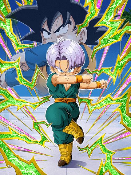 [Breathing and Timing in Unison] Trunks (Kid) + Goten (Kid)