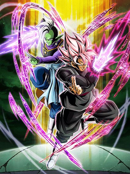 [Terrifying Zero Mortals Plan] Goku Black (Super Saiyan Rosé) + Zamasu