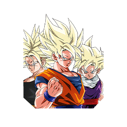 [Galaxy-Shaking Clash] Super Saiyan Goku & Super Saiyan Gohan (Youth) & 
Super Saiyan Trunks (Teen)